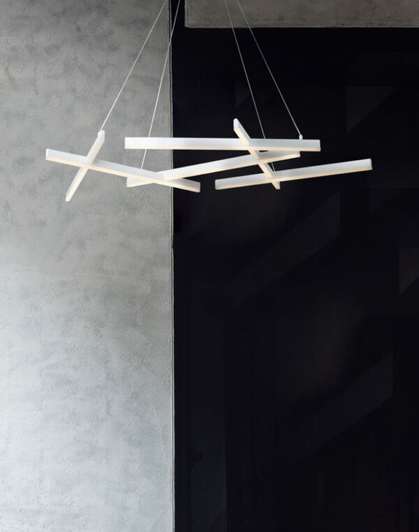Lustră albă Line L75W - imagine 2