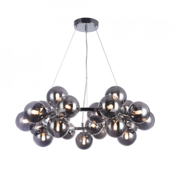Lustra argintie Dallas 25CH2