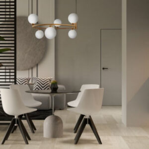 Lustră aurie Ring 06BS