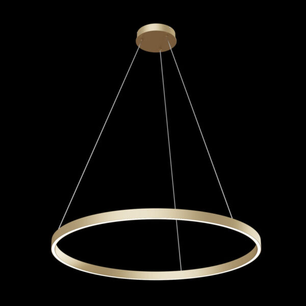 Lustră aurie Led Rim - imagine 3