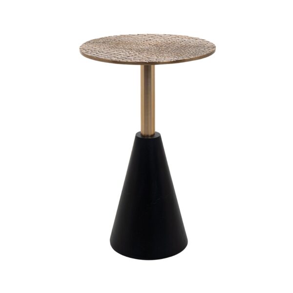 Masa aurie/neagra din aluminiu 29 cm Cobra