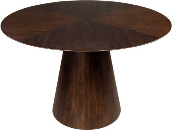 Masa dining rotunda din lemn Ø120 cm Congo - imagine 3