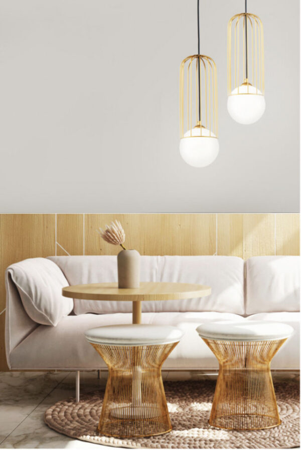 Lustră Telford Auriu 3 01G - imagine 2