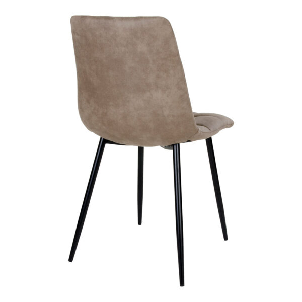Set 2 scaune dining bej din catifea Middlefart - imagine 5