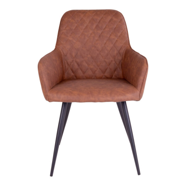Scaun dining maro din piele ecologică Harbo - imagine 3