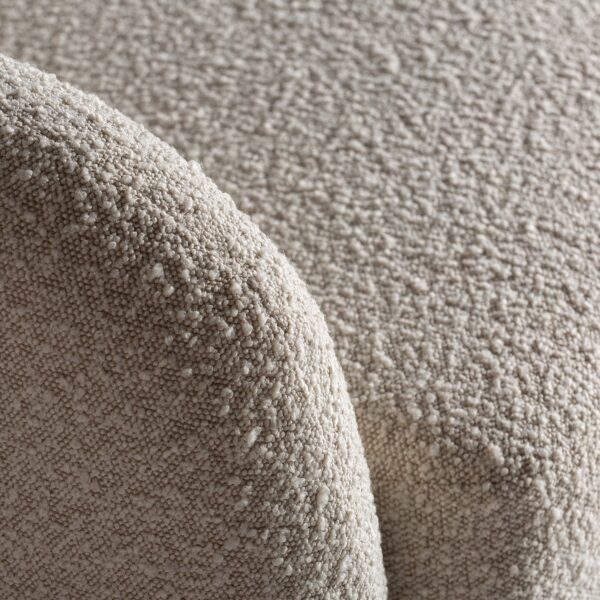 Canapea crem din boucle Scorze - imagine 5