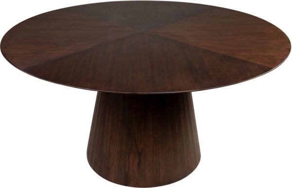 Masa dining rotunda din lemn Ø150 cm Congo - imagine 4