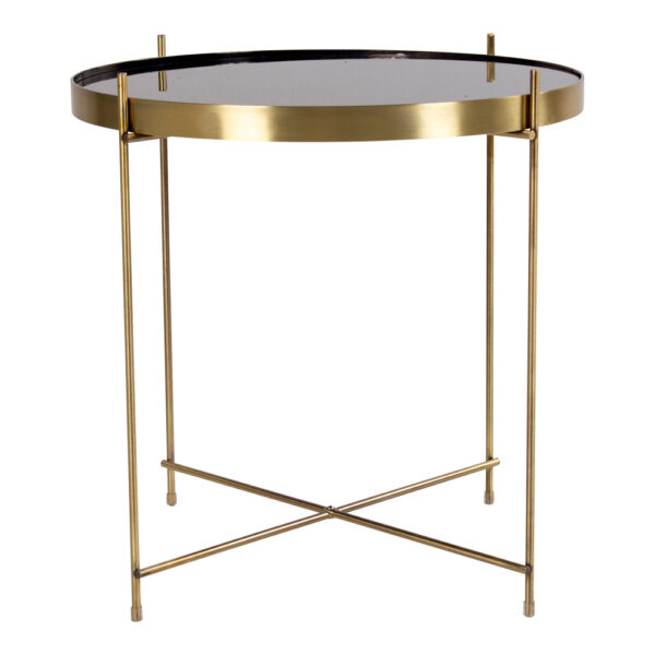 Masa de cafea Veneția aurie diametru 48 cm - imagine 4