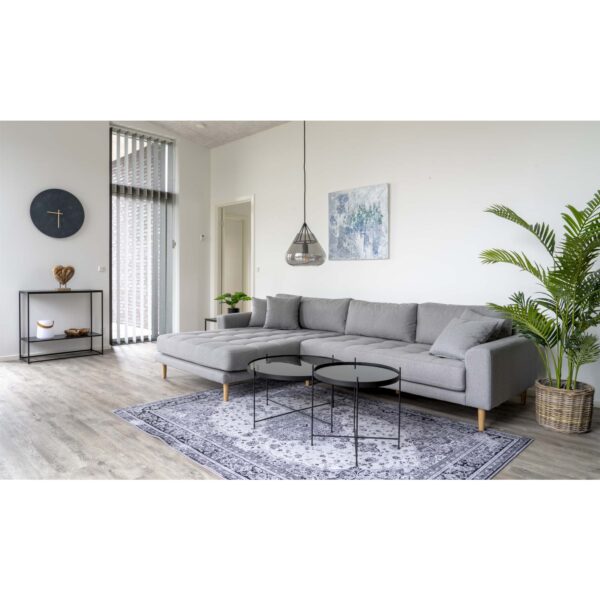 Masa de cafea Venetia neagra diametru 70 cm - imagine 7