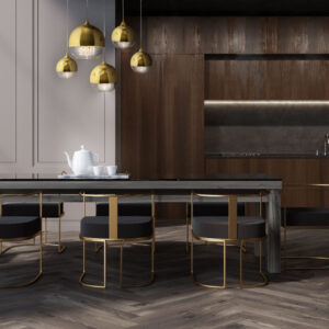 Lustră aurie Fermi 170-5-G