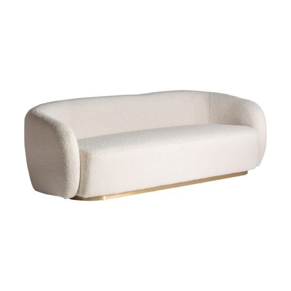 Canapea crem din boucle Scorze