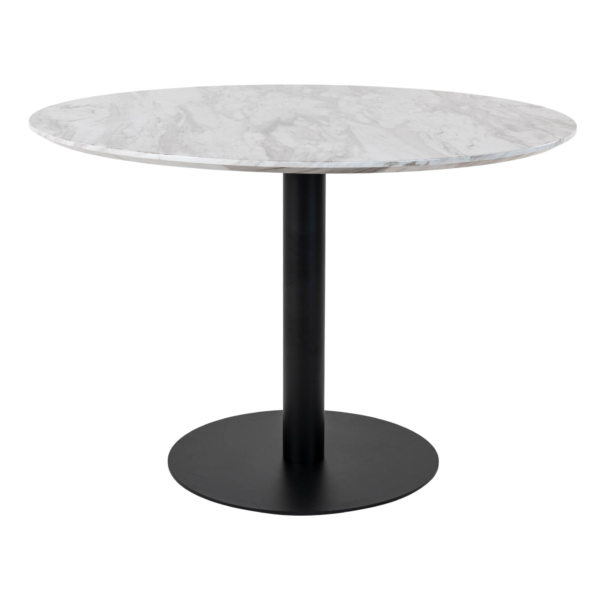 Masa dining rotunda cu baza negra Ø110 Bolzano