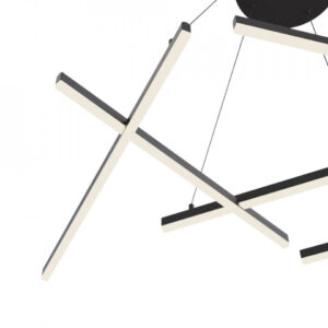 Lustră neagră Line L75B