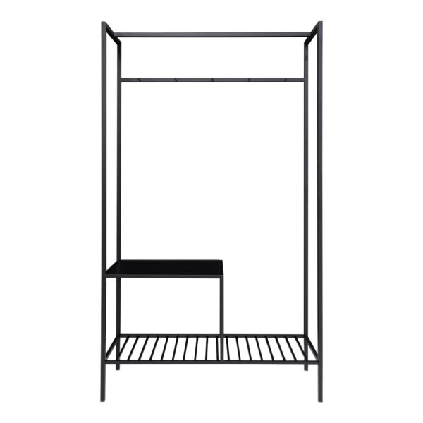 Cuier negru din fier 170 cm Vita