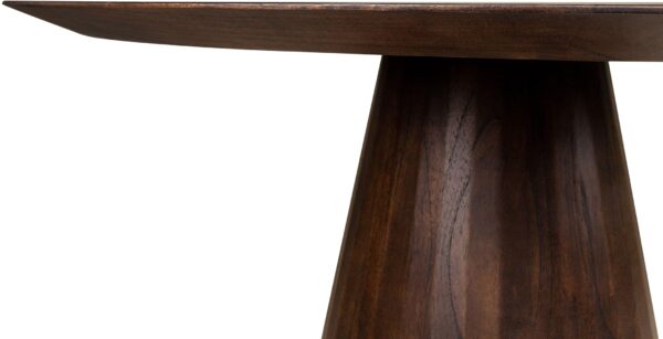 Masa dining rotunda din lemn Ø120 cm Congo - imagine 4