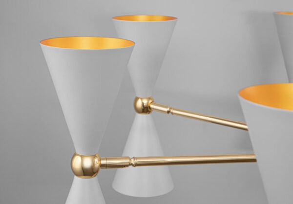 Lustră albă Vesper 14WG - imagine 2