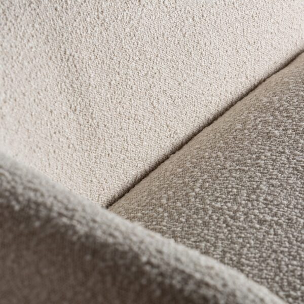Canapea crem din boucle Scorze - imagine 4