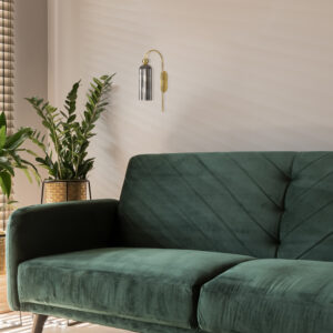 Aplică perete aurie argintie Antic 01GR