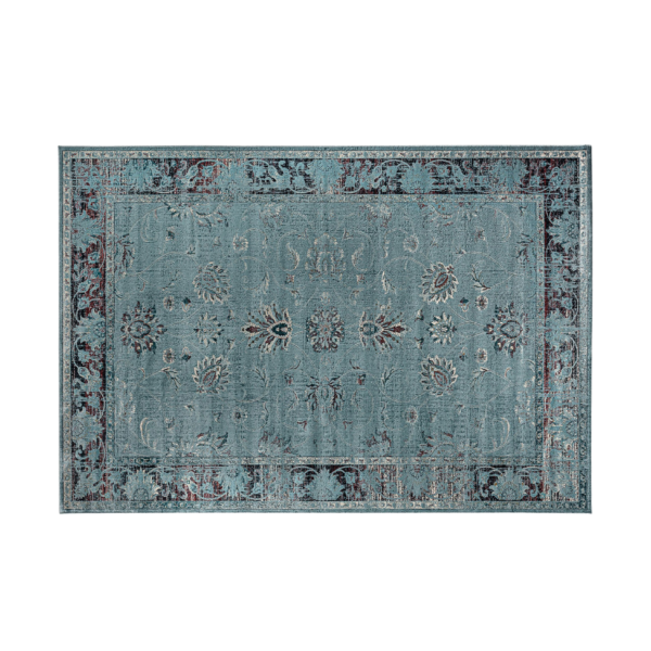 Covor turcoaz din vascoza 230x160 Suyay