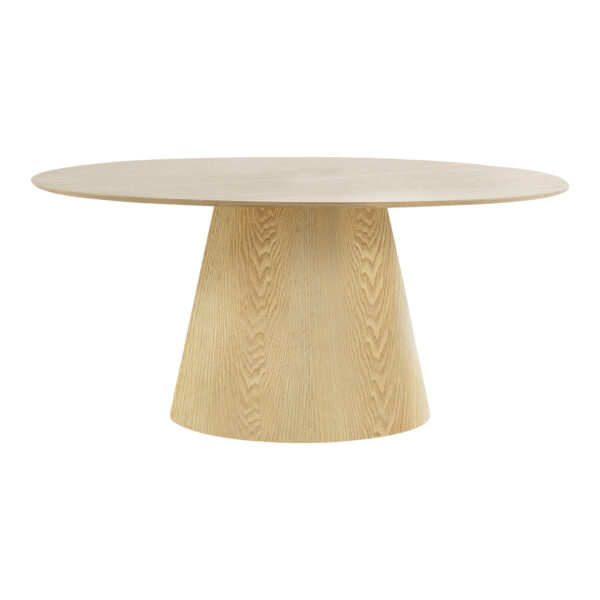Masa dining ovala bej natur 90x160x75 Bold