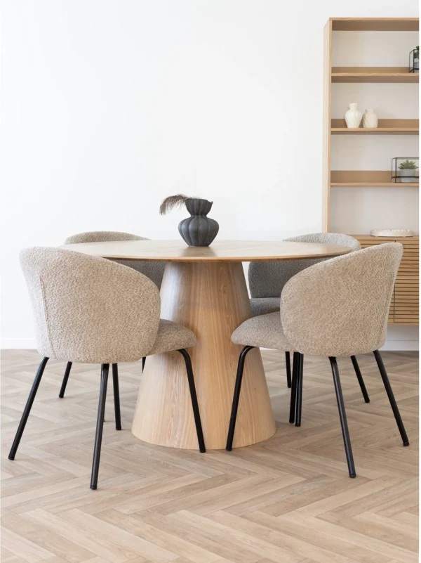 Masa dining rotunda natur Ø120 Bold - imagine 2