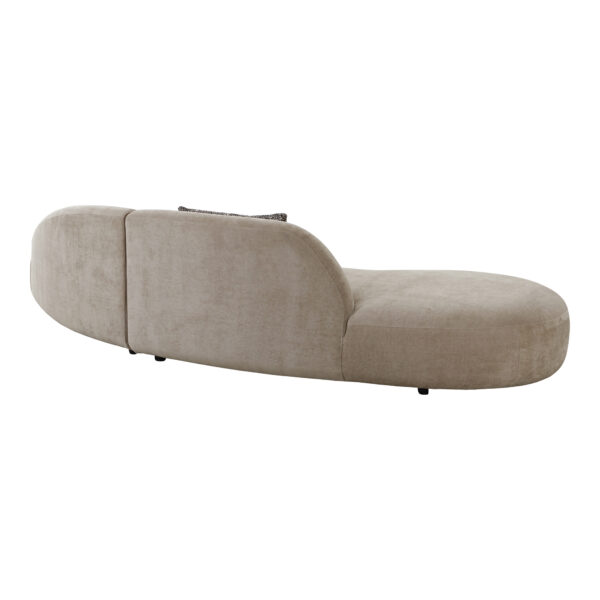Canapea bej din tesatura chenille Maroc - imagine 6