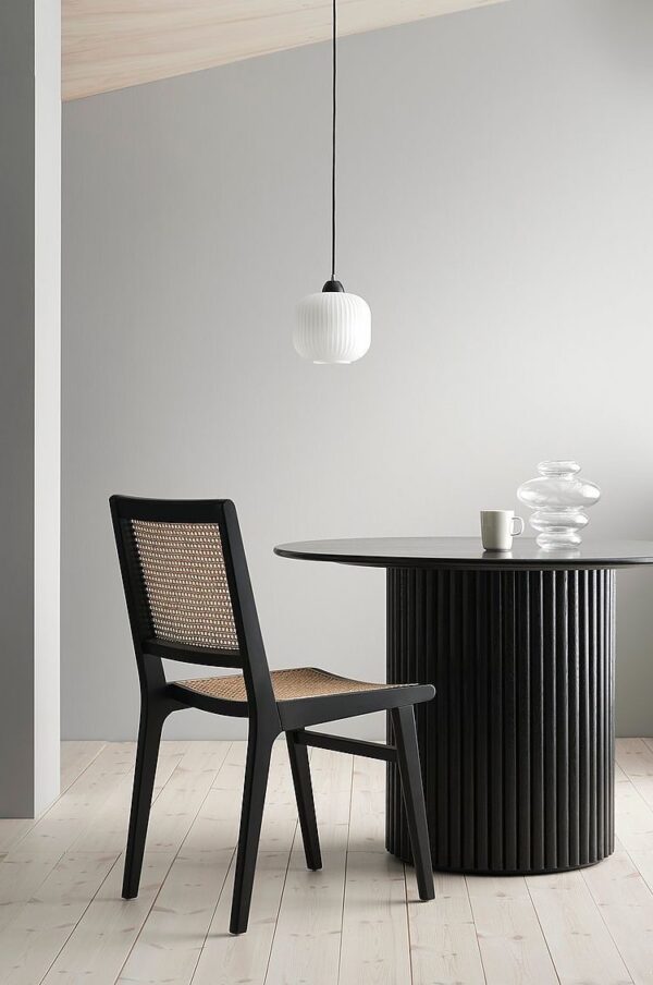 Masa dining rotunda maro inchis Ø120 Maroon - imagine 2
