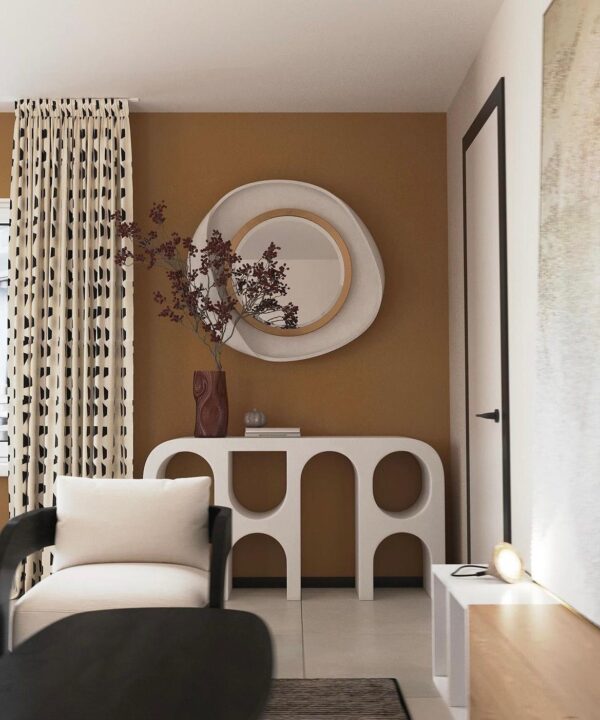 Consola alba din MDF San Marino - imagine 2