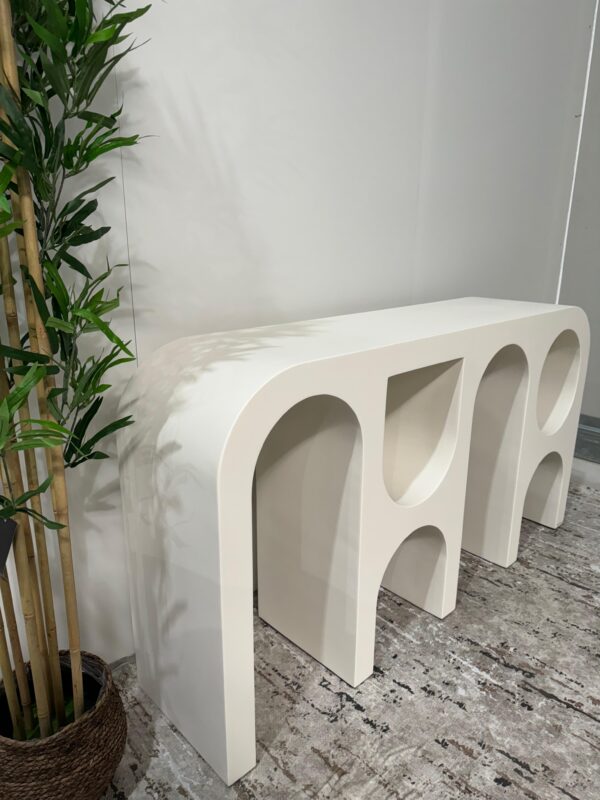 Consola alba din MDF San Marino - imagine 6