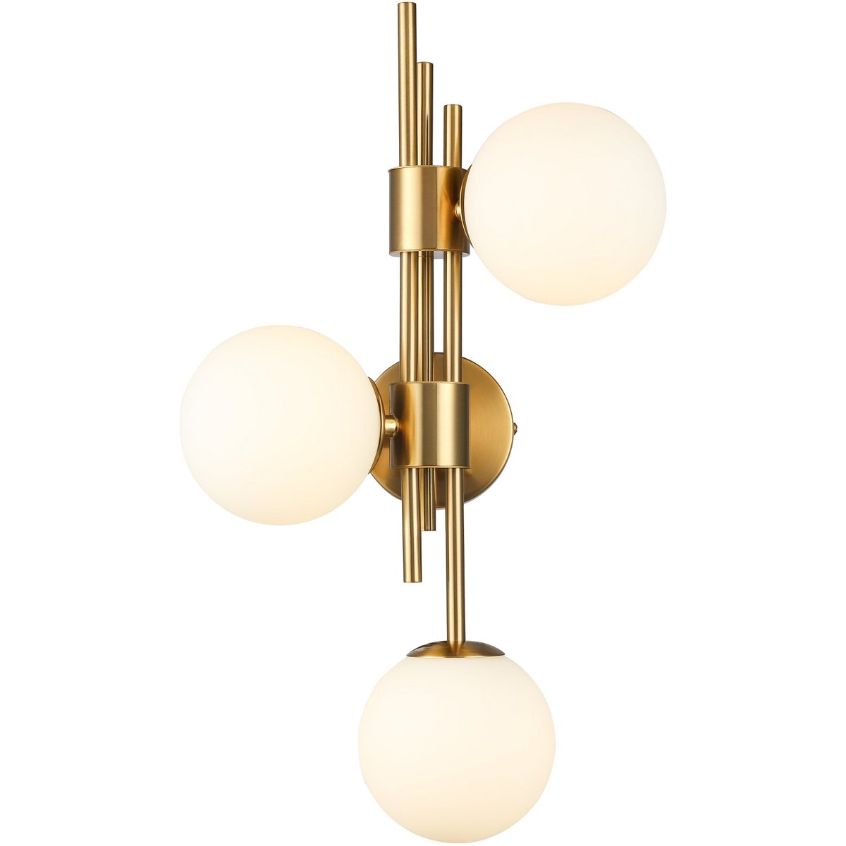 Aplica perete led alb/auriu cu 3 becuri White Sky - imagine 2