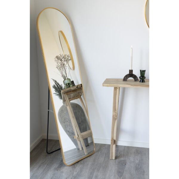 Oglinda aurie din aluminiu 150cm Barcelona - imagine 5