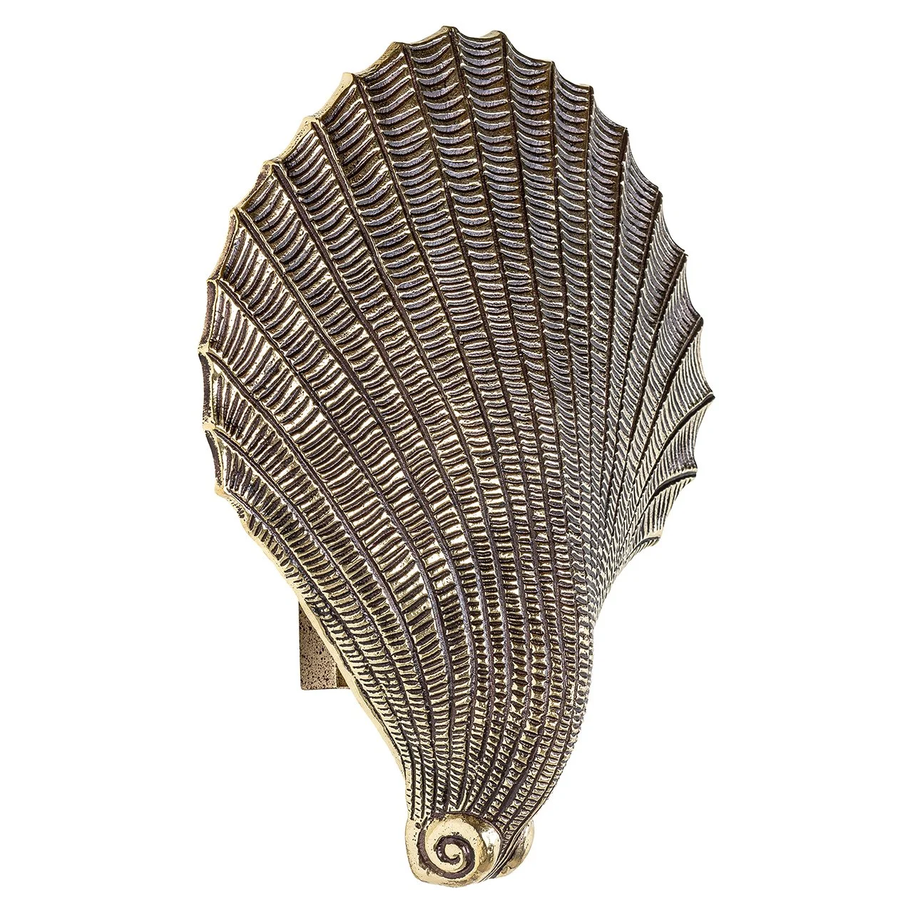 Aplica perete auriu vintage din aluminiu si fier Pearl