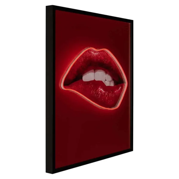 Decoratiune luminoasa din MDF si lemn La Bouche - imagine 2