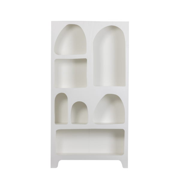 Dulap alb din lemn 180x95 cm Japandi
