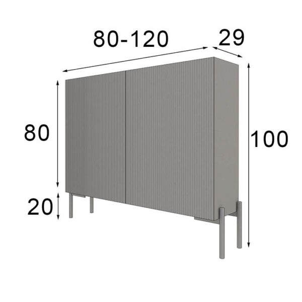 Pantofar negru/auriu din MDF si metal h100 cm Neo - imagine 4