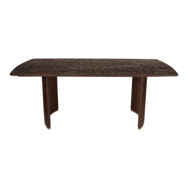 Masa dining maro dreptunghiulara din lemn 200x100 Ostara - imagine 3