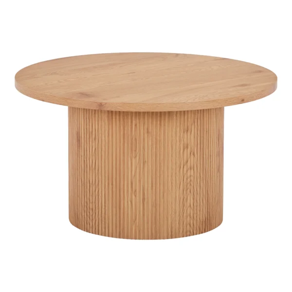 Masa de cafea rotunda bej natur Ø80 Maroon