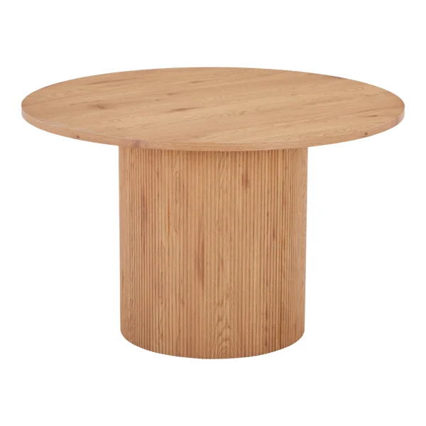 Masa dining rotunda bej natur Ø120 Maroon
