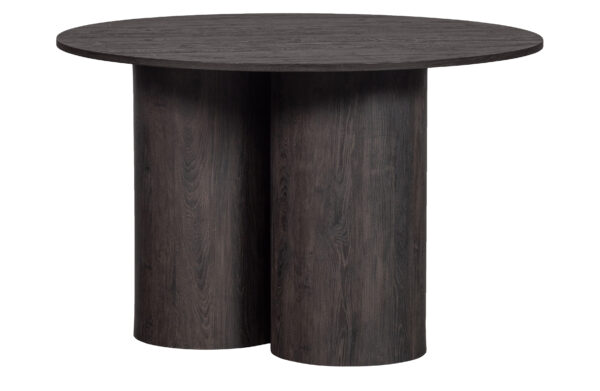 Masa dining rotunda maro din MDF Ø120 Navajo - imagine 3