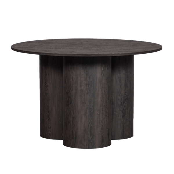 Masa dining rotunda maro din MDF Ø120 Navajo