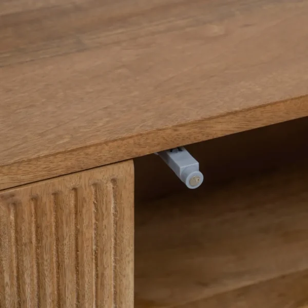 Comoda TV maro din lemn de mango Colette - imagine 4