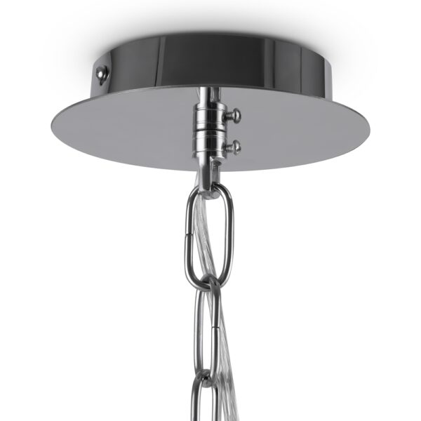 Candelabru argintiu cu 1 bec Geronimo - imagine 6