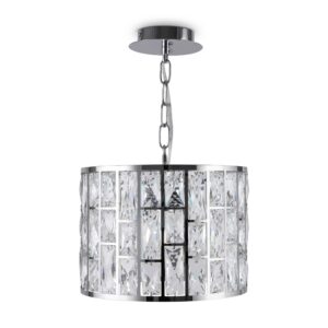 Candelabru argintiu cu 1 bec Geronimo