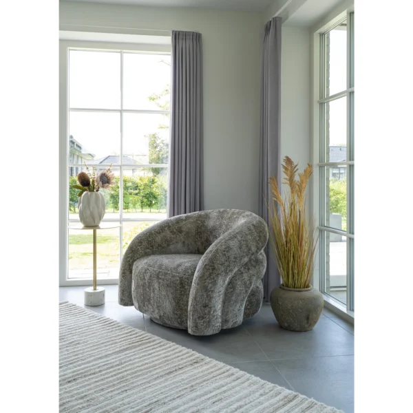 Covor din lana si bumbac bej 160x230 cm Mango - imagine 4