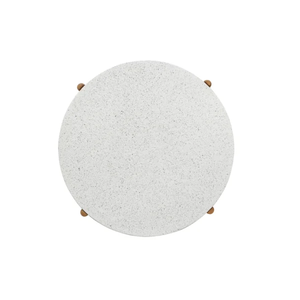 Set mobilier de exterior bej din lemn si otel Terracina - imagine 4