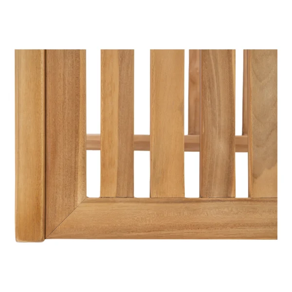 Set mobilier de exterior bej natur din lemn Santander - imagine 4