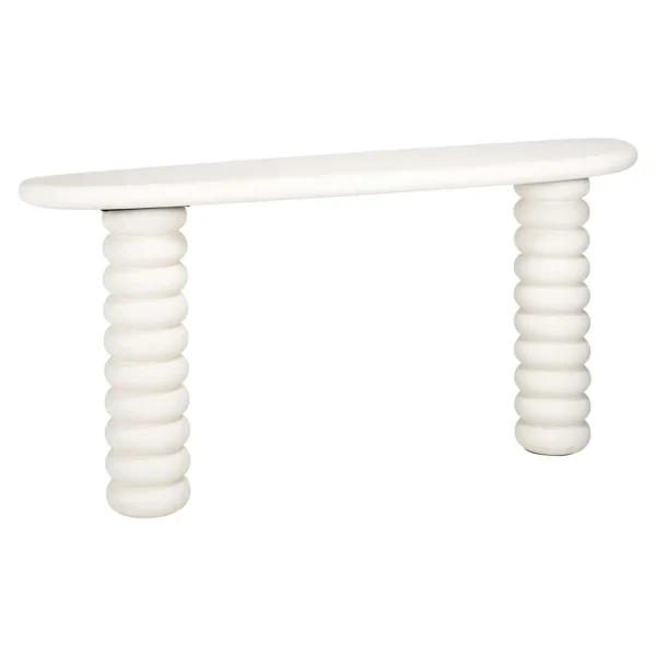 Consola alba din MDF San Marino Twist