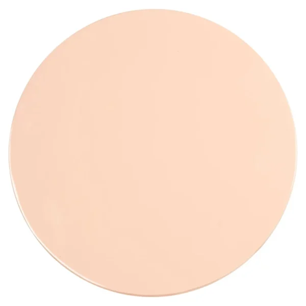 Masa laterala roz peach din polirasina Rosly - imagine 2