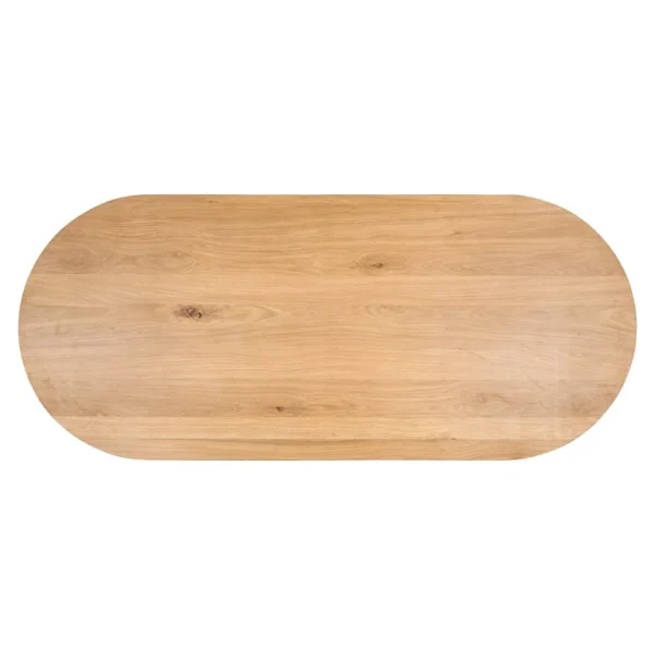 Masa dining bej natur din lemn de stejar 235x100 Fairmont - imagine 4