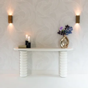 Consola alba din MDF San Marino Twist